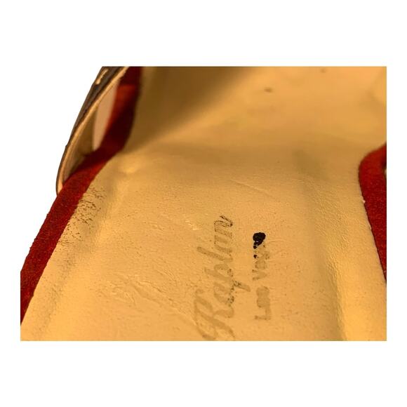 Vintage Norman Kaplan Vegas Women's American Flag Heels 10 - Picture 12 of 12